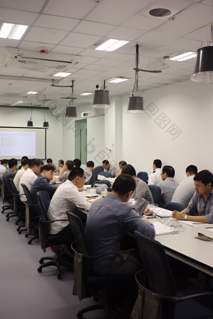 企业开会记录人群图片-包图网