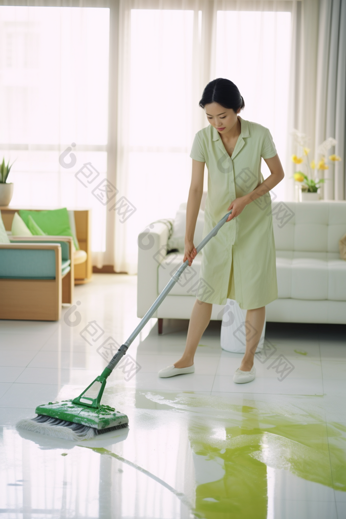 家庭清洁拖地职业保姆专业清理