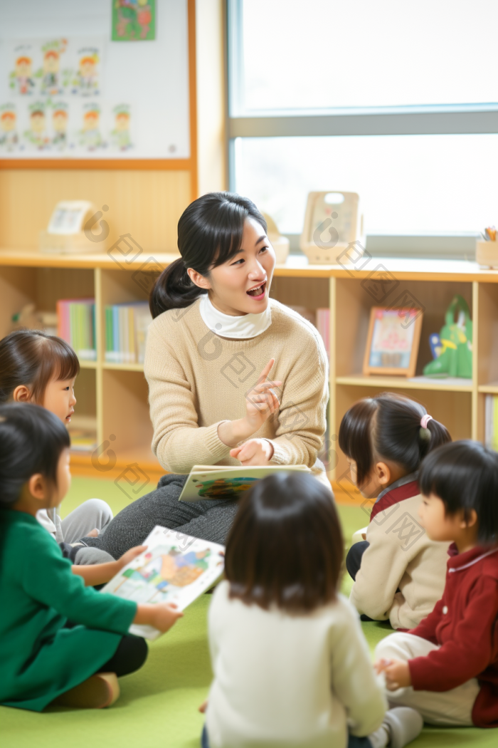 育婴早教上课教室教学图片-包图网
