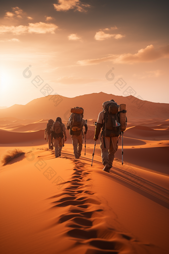 沙漠徒步<strong>探险</strong>一个完全
