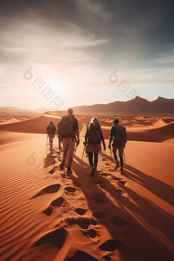 沙漠徒步<strong>探险</strong>集团沙漠,