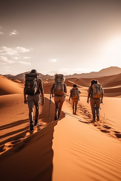 沙漠徒步探险摄影图15