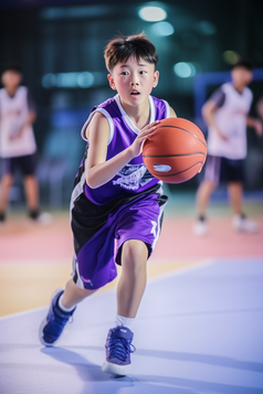 儿童体育篮球摄影图5
