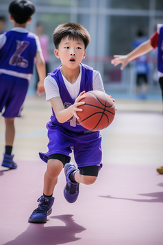 儿童体育篮球摄影图4