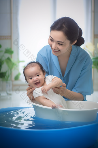 清洁洗护给婴儿洗澡上门专业