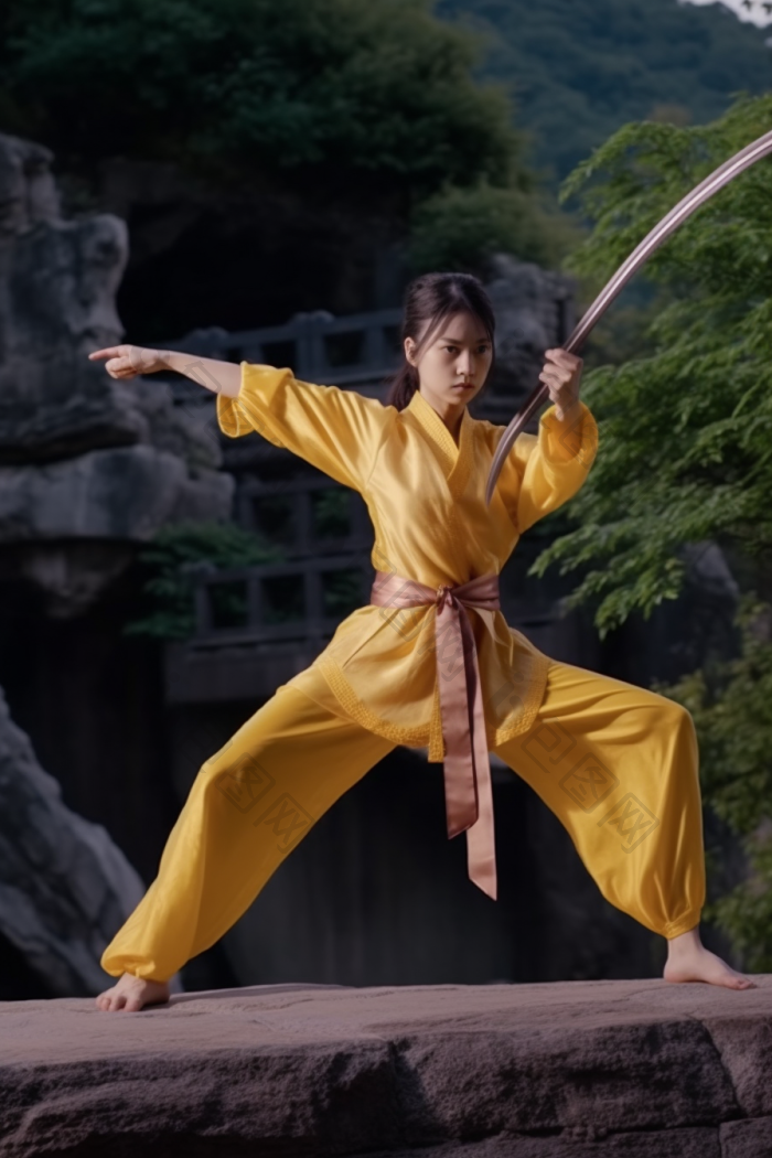 女性武术女人锻炼图片-包图网