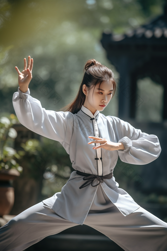 女性太极武术女子拳