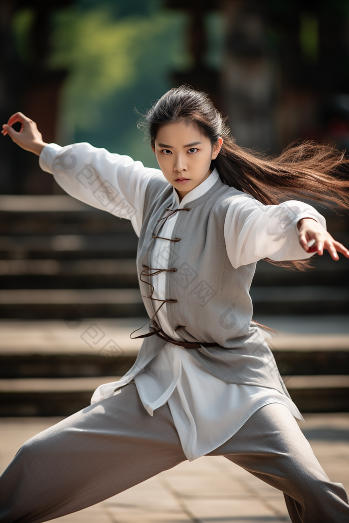 女性太极武术女人武功