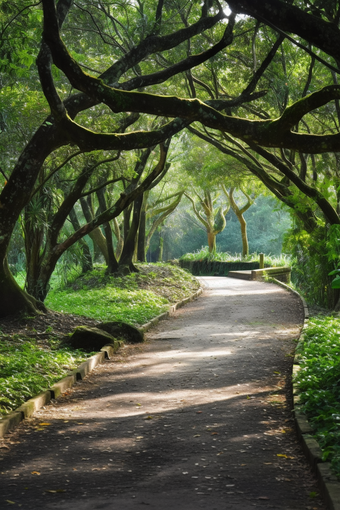 乡间小路公园户外