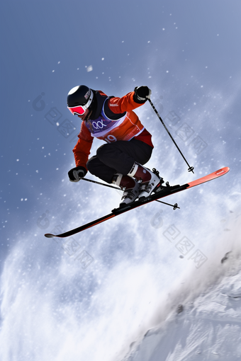 滑雪技巧表演职业体育