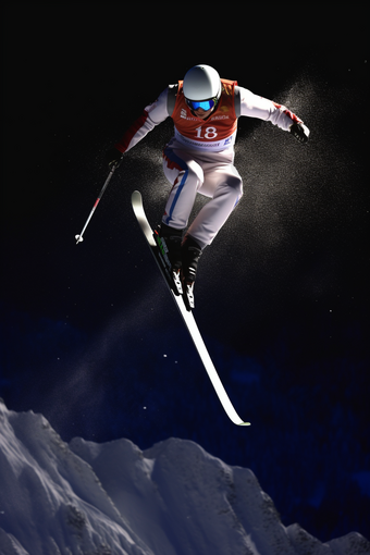 跳台滑雪运动员<strong>比赛</strong>