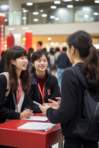 秋季<strong>校园招聘</strong>企业招聘者与求职者实习工作