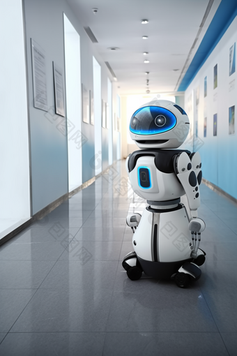 酒店服务机器人走廊智能化