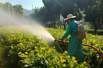 绿植绿化日常养护浇水小区