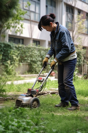 草坪绿化日常养护绿植机器