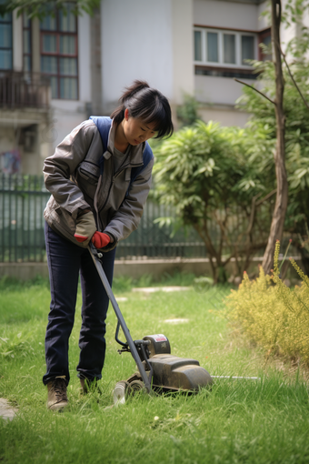 草坪绿化日常养护绿植公园