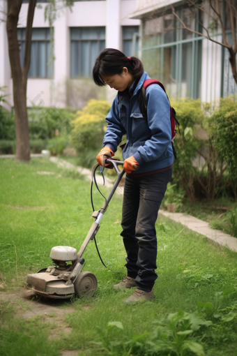 草坪绿化日常养护绿植小区