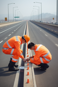 马路公路日常养护摄影图11