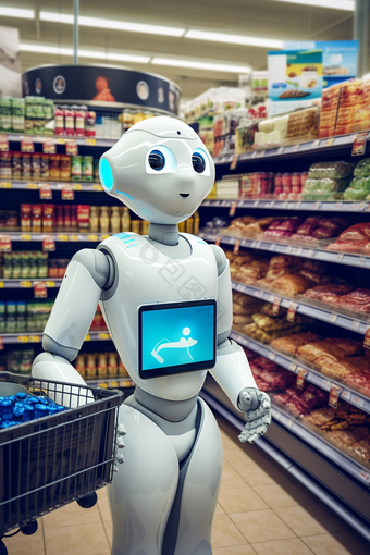 超市智能服务机器人导购消费