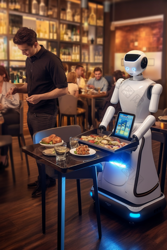 餐厅智能服务机器人餐盘机械