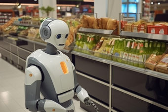 超市配送机器人自动化消费