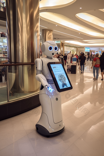 商场机器人导览信息消费