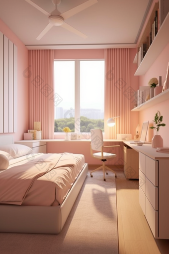共享民宿卧室主题房间设计现代