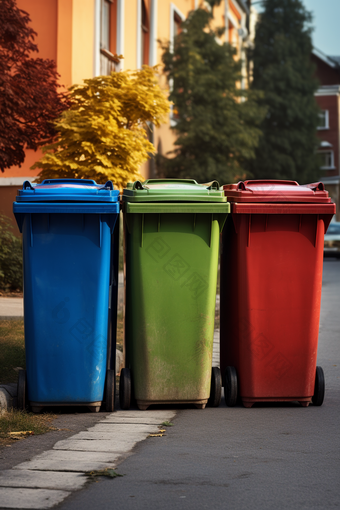 可循环垃圾分类垃圾箱回收
