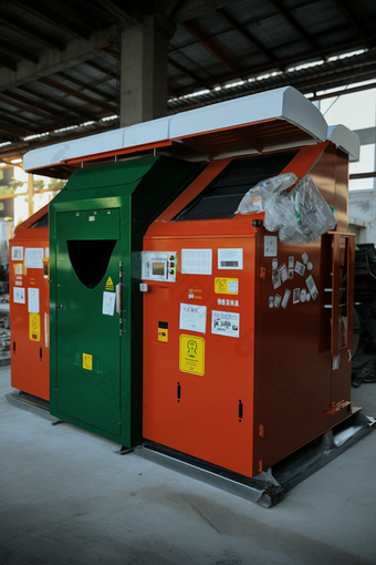 智能垃圾分类设备回收利用公共设施
