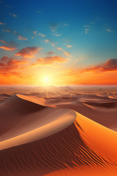 沙漠风景大漠摄影图2