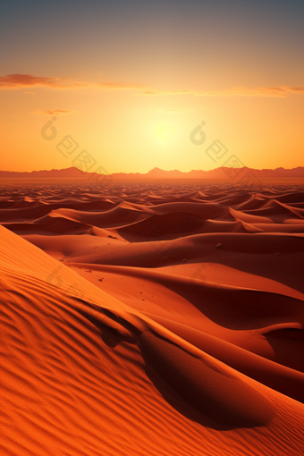 沙漠风景大漠<strong>自然风光图片</strong>