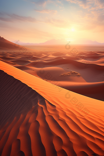 沙漠风景大漠沙丘生态