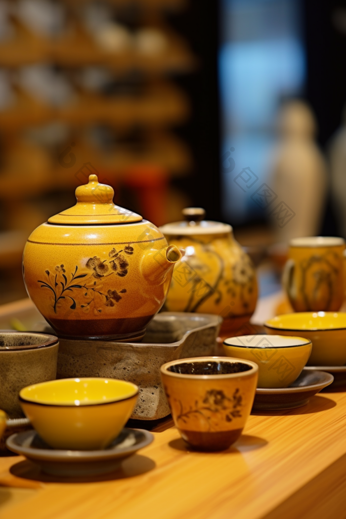 中式茶桌陈设传统文化图片图片-包图网