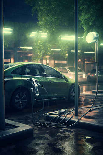 电动汽车充电能源车环境