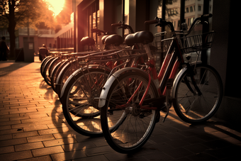 共享单车自行车交通工具