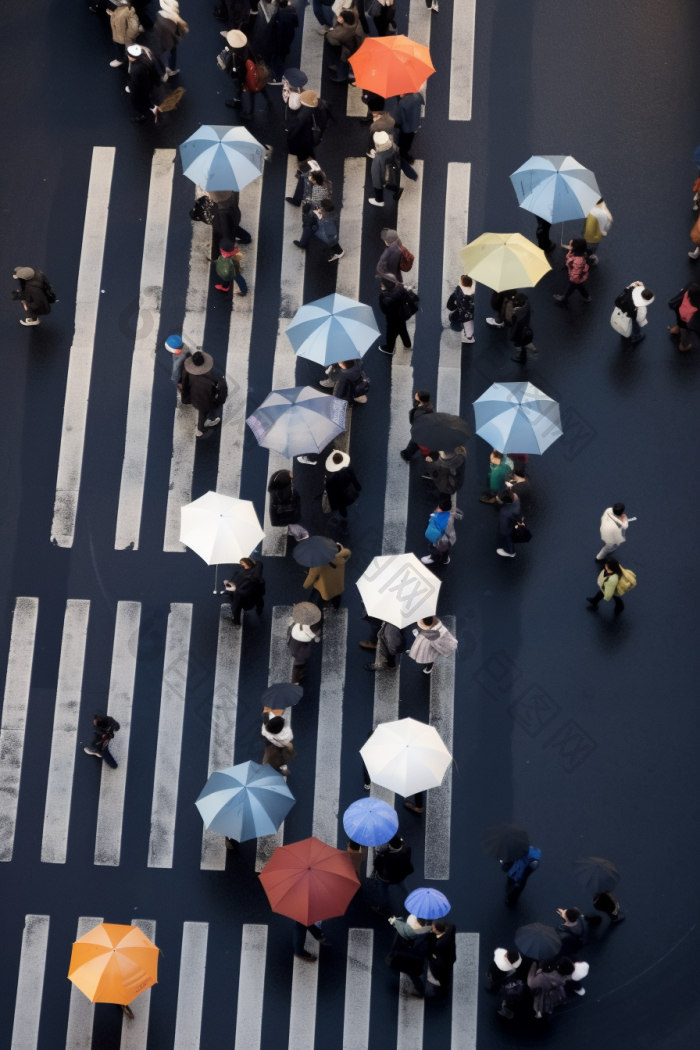 街道步行的人们节能环保图片-包图网