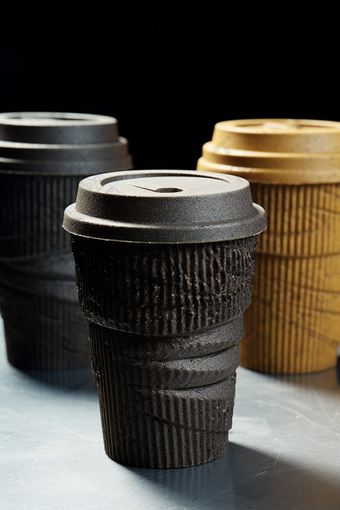 环保咖啡渣制成的咖啡杯绿色建材除味