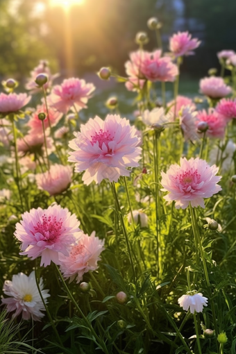 格桑花植物自然风景高原<strong>花卉</strong>