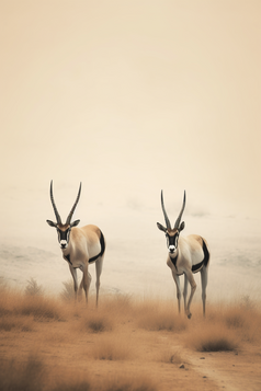 藏羚羊保护动物摄影图4
