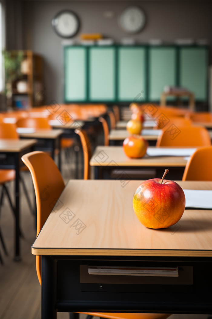 学校教室课室书桌椅子教师节高清图片下载-包图网
