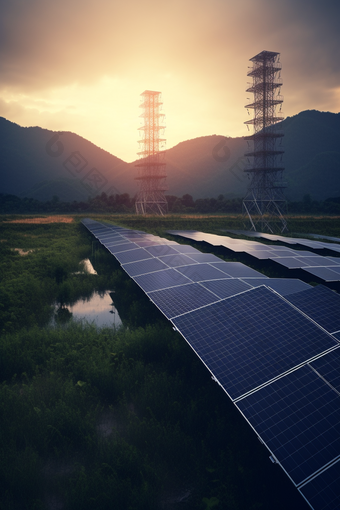 太阳能光伏电站可再生能源绿色能源