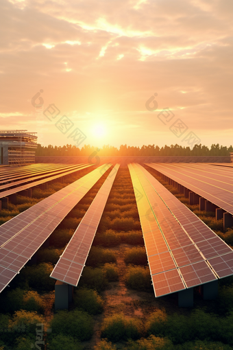 太阳能光伏电站可再生能源环保能源