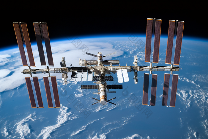 国际空间站航行科幻