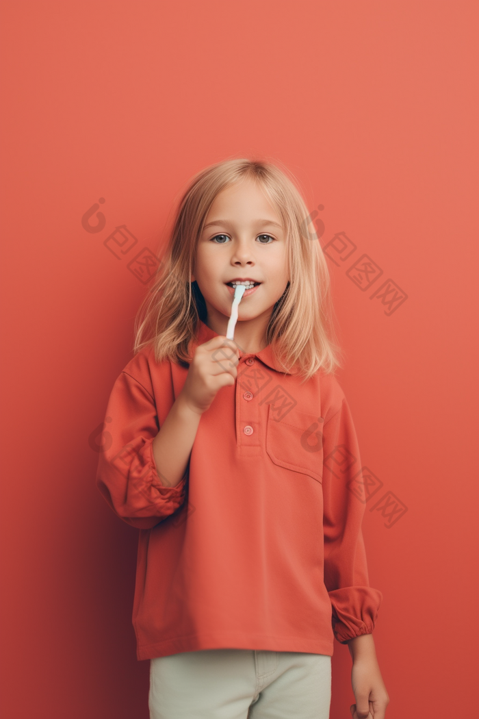 儿童口腔刷牙儿童口腔卫生口腔保健