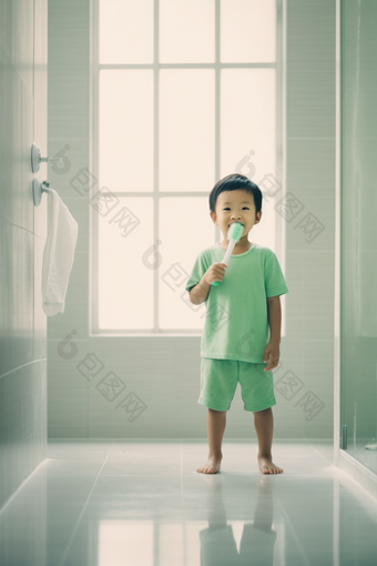 儿童口腔刷牙儿童口腔卫生刷牙指导