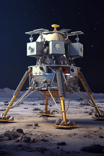 月球取样探测器空间器无人