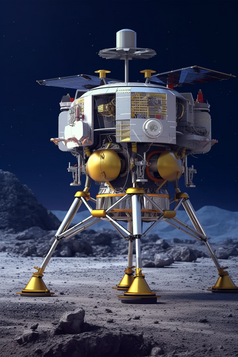月球取样探测器摄影图4