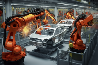 工业机器人生产线加工机械