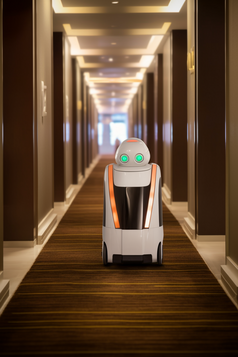 酒店服务机器人摄影图11