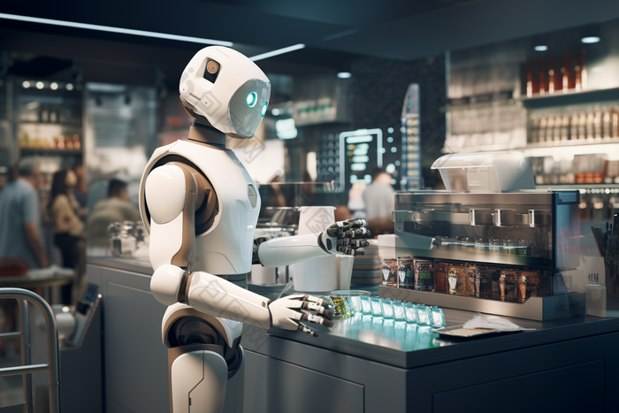 咖啡师机器人餐饮辅助